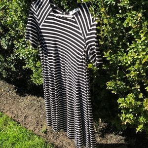 Fitted Striped Dress